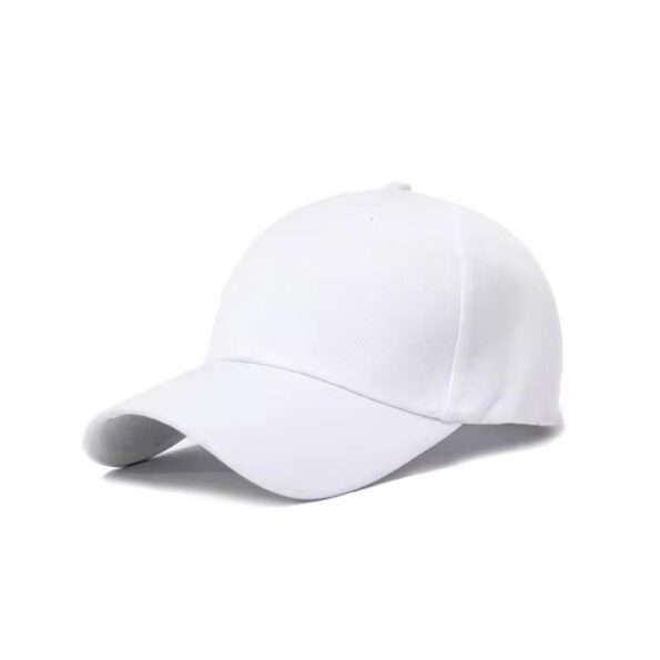 white base ball cap